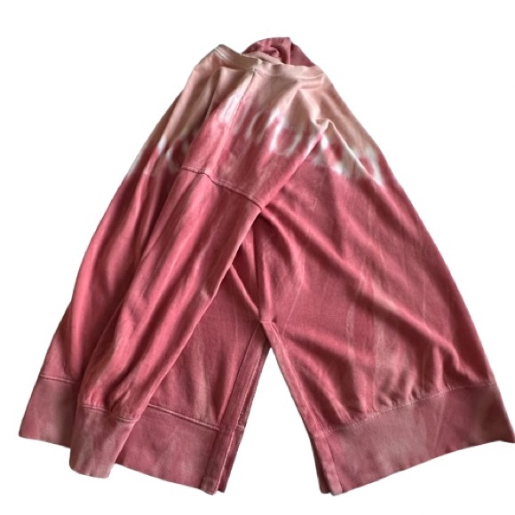 Old Navy Women's L Pink Ombre Pull Over Sleeved Scoop Neck Cotton Sweatshirt - Picture 7 of 14